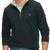 Brooks Brothers mens Ribbed French Terry Half-zip Long Sleeve Sweatshirt ribbed softstreme flared pant