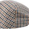 Brooks Brothers Wool Blend Plaid Driving Cap with Logo Lining - Men's Woven Classic Ivy Hat plaid careers