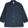 Brooks Brothers Mens Flannel Cotton Two Piece Pajama Shirt and Pants Lounge Set Tartan Plaid Mix,-2