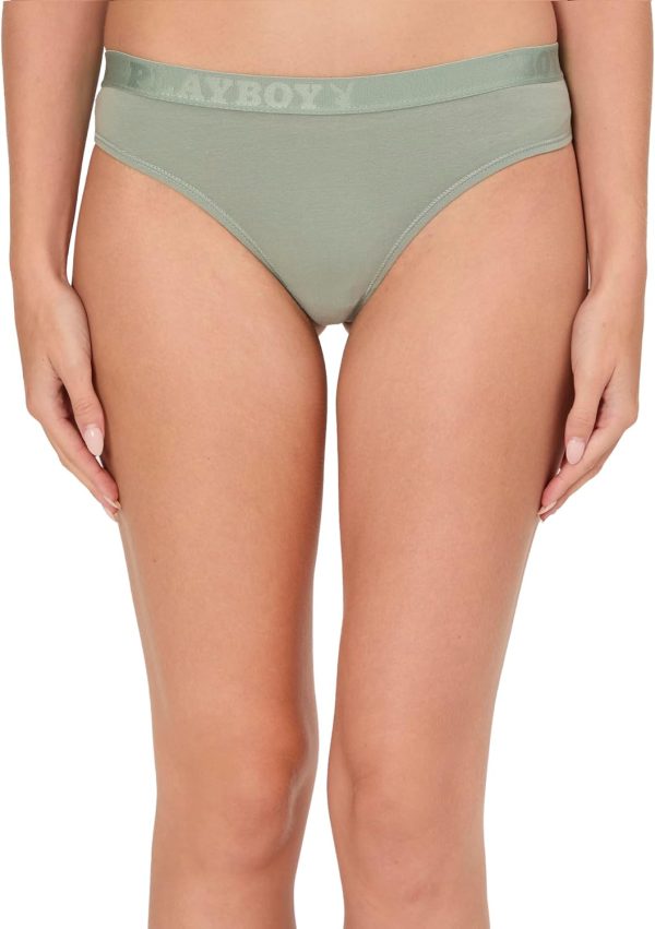 Playboy Women's Juniors Ladies Bunny Print Underwear and Sports Bra Sets in Sizes XXS-XL-4