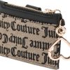 Juicy Couture Women's Starry Night Card Case Wallet with Keychain, Black/beige shein