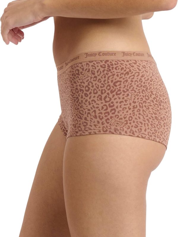 Juicy Couture Women's 5 Pack Cotton Underwear Set-3