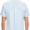 Brooks Brothers Men's Short Sleeve Button Down Washed Cotton Seersucker Stripe Sport Shirt, Blue Stripe, Large-1