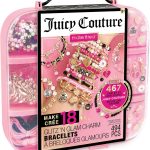Make It Real Juicy Couture: Glitz ‘N Glam Charm Bracelets - 494pc DIY Kit, Design & Create 18 Cord & Ribbon Bracelets, Bead Jewelry, Storage Case, Girls & Kids 8+-0