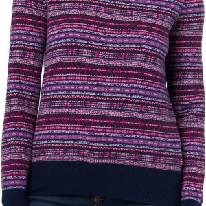Brooks Brothers Womens Merino Wool Fairisle Pattern Sweater brooks ghost