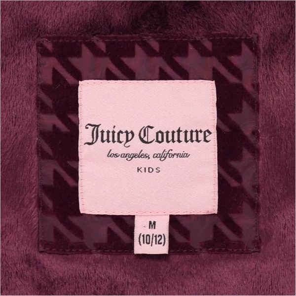 Juicy Couture Girls Coat, Faux Fur Hooded Winter Jacket, Warm Padded Parka Hoodie, Kids Heavyweight Winter Coat girls shoes