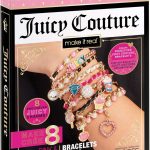 Make It Real - Juicy Couture Pink and Precious Bracelets - DIY Charm Bracelet Making Kit - Friendship Bracelet Kit with Charms, Beads & Cords - Arts & Crafts Bead Kit for Girls - Makes 8 Bracelets-0