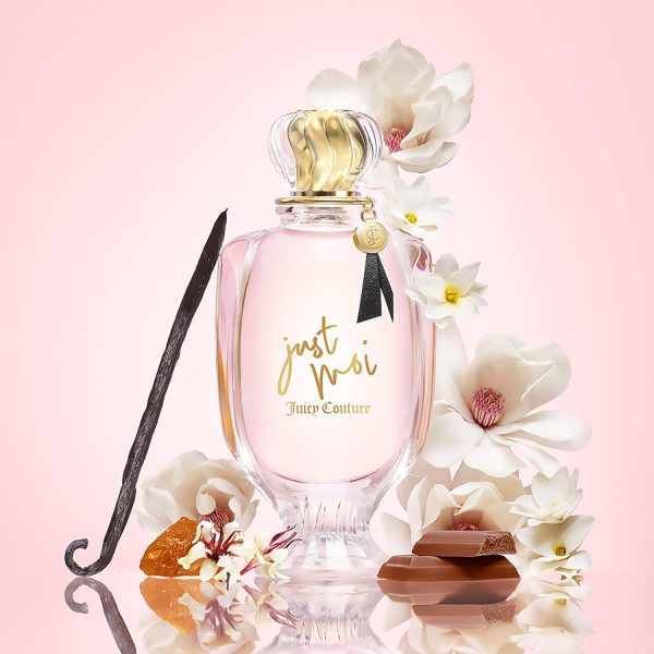 Juicy Couture Just Moi Eau de Parfum Spray for Women, Amber Vanilla Perfume with Cacao Blossom, Magnolia & Musk, Long-Lasting Scent moi