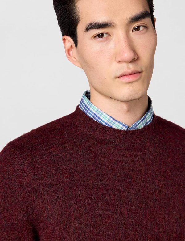 Brooks Brothers Mens Brushed Wool Crew Neck Sweater-3