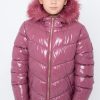 Juicy Couture Girls Coat, Faux Fur Hooded Winter Jacket, Warm Padded Parka Hoodie, Kids Heavyweight Winter Coat costco