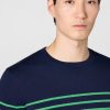 Brooks Brothers Mens Nautical Stripe Terry Crew Neck Sweater-3