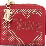 Juicy Couture Women's L Zip Card Case Wallet (Lovely Day Cool Red)-0