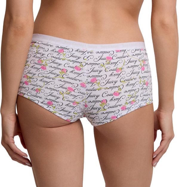Juicy Couture Women's 5 Pack Cotton Underwear Set-2