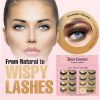 Juicy Couture False Mink Eye Lashes Strips – 3D Wispy Cat Eye Strips with Glue & Applicator – 7 Unique Lash Falsies Every Day for Natural, Fluffy, Dramatic Looks (14 Pairs) couture meaning