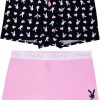 Playboy Women's Juniors Ladies Bunny Print Underwear and Sports Bra Sets in Sizes XXS-XL sora