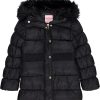 Juicy Couture Girls Coat, Faux Fur Hooded Winter Jacket, Warm Padded Parka Hoodie, Kids Heavyweight Winter Coat couture mini clutch