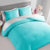 Juicy Couture Blue Crush Velour Full/Queen Comforter Set - 3 Piece Luxury Bedding Ensemble-2
