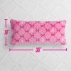 Juicy Couture Royal Crowns 16" x 36" Decorative Pillow, Light Pink Leopard juicy juice