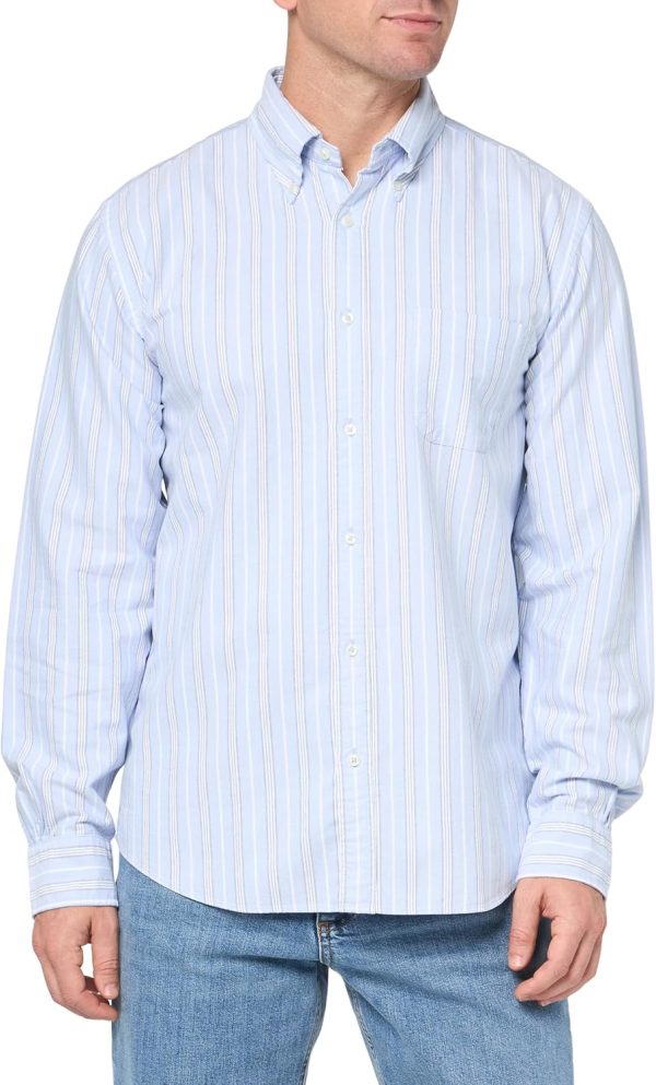 Brooks Brothers Mens Friday Oxford Long Sleeve Pattern Sport Shirt friday night