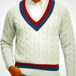 Brooks Brothers Men's Long Sleeve V-Neck Supima Cotton Half-Zip Tennis Sweater, Grey, X-Large