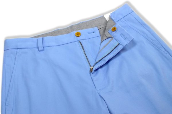 Brooks Brothers Men's Clark Fit Supima Cotton Blend Twill Chino Pants, sora