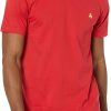 Brooks Brothers Mens Supima Cotton Short Sleeve Crew Neck Logo T-Shirt cottonwood