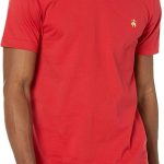 Brooks Brothers Mens Supima Cotton Short Sleeve Crew Neck Logo T-Shirt cottonwood