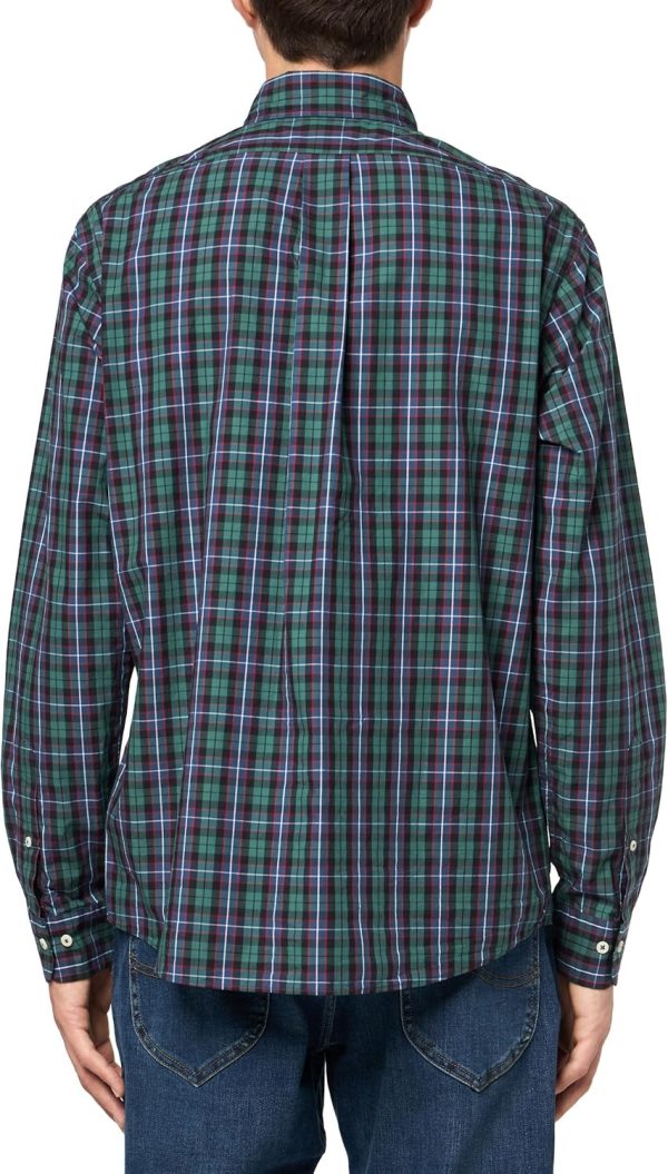 Brooks Brothers Mens Friday Poplin Long Sleeve Pattern Sport Shirt brooks glycerin max