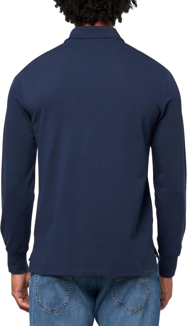 Brooks Brothers Mens Supima Cotton Pique Stretch Logo Long Sleeve Polo Shirt cotton balls