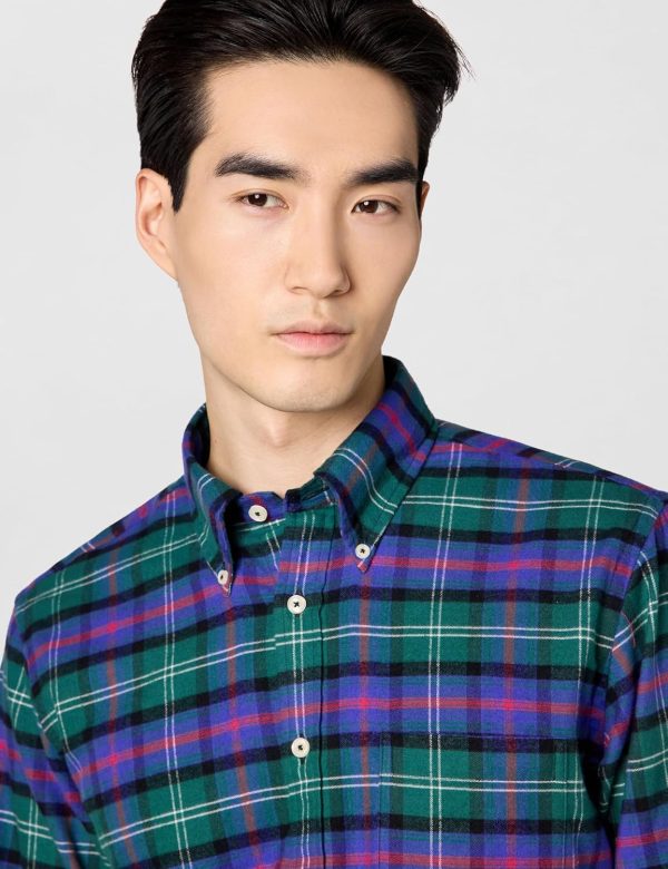 Brooks Brothers Mens Long Sleeve Flannel Shirt-3