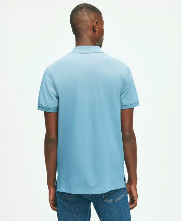 Brooks Brothers Mens Short Sleeve Cotton Pique Stretch Logo Polo Shirt brothers conflict