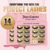 Juicy Couture 3D Faux Mink False Eyelashes - 14 Pairs with Applicator & Eyelash Glue, Wispy Natural Look, New Silky, Dramatic, Charming, Sassy & Extra Styles, Easy to Apply, Cruelty-Free & Reusable-2