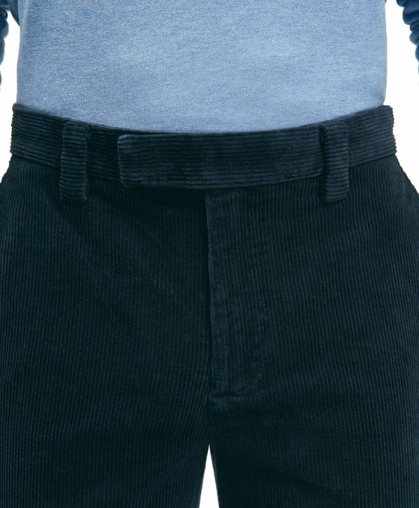 Brooks Brothers Mens Slim Fit Stretch Corduroy Pants-2