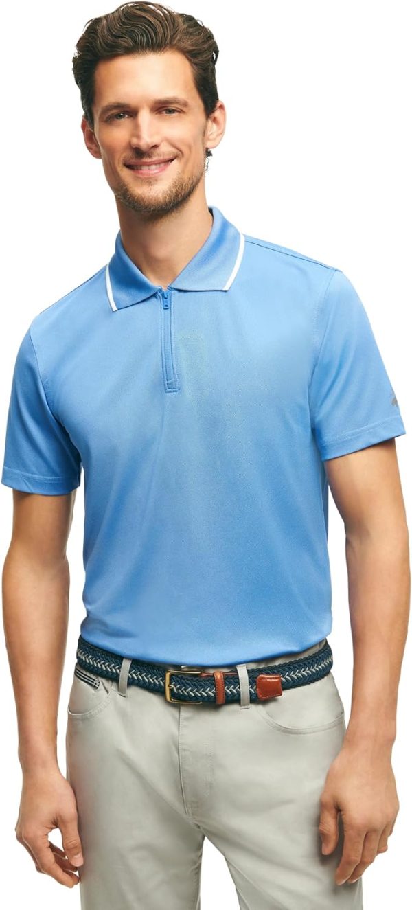 Brooks Brothers Mens Performance Stretch Short Sleeve Pique Golf Polo Shirt mensa iq test