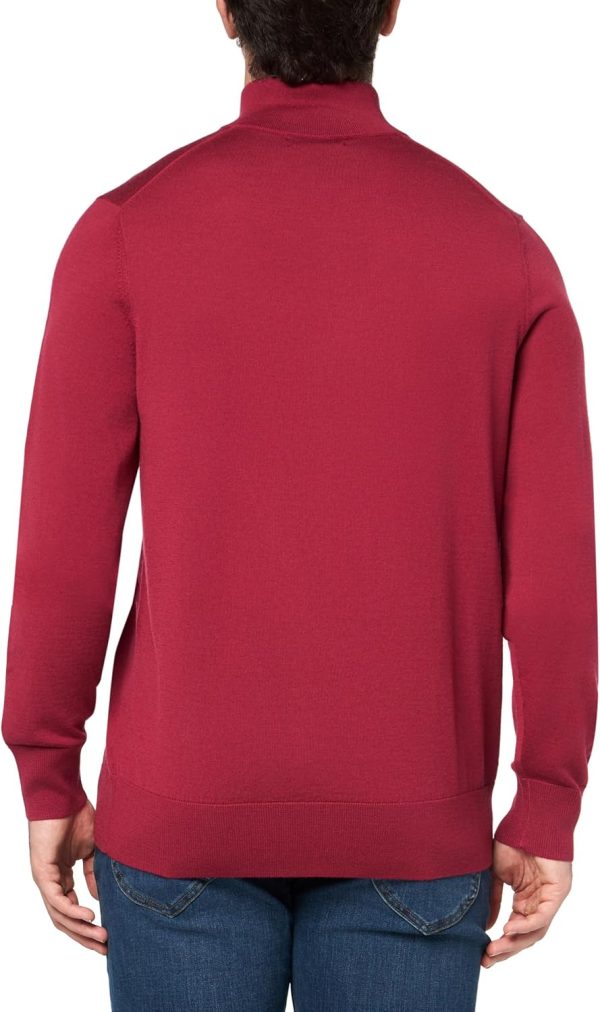 Brooks Brothers Mens Merino Wool Half-Zip Sweater-1