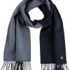 Brooks Brothers Wool and Cashmere Woven Patterned Scarf with Twisted Fringe - Men's Luxury Winter Scarf, 66" x 12" brooks glycerin 22