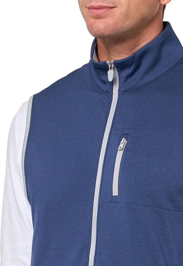 Brooks Brothers mens Knt Perf Full Zip Vest-2
