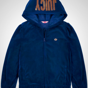 Juicy Couture girls Plush Velour Sweatshirt