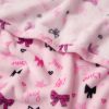 Juicy Couture Baby 40" x 50" Plush Throw, White Leopard Jungle Cozy Nursery, Crib, or Stroller Throw Blanket babycare