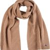 Brooks Brothers Signature Wool and Cashmere Ribbed Knit Scarf for Men - Men's Luxury Winter Scarf, 68-inches x 10-inches signature design