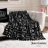 Juicy Couture - Throw Blanket | Crown Royal | Plush and Cozy | Decorative Blankets for Sofas, Chairs and Beds| Luxurious and Soft | Chic Home Decor | Measures 50" x 70" | Black/White-3