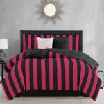 Juicy Couture Cabana Stripe Reversible Bedding Set - Queen/Full Size - Black and Hot Pink Stripe Print – 6 Piece Set – Includes 1 90" x 90" Comforter, 3 Decorative Pillows, 2 Shams reversible compromise of physiological resilience by accumulation of heteroplasmic mtdna mutations