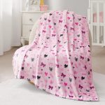 Juicy Couture Baby 40" x 50" Plush Throw, White Leopard Jungle Cozy Nursery, Crib, or Stroller Throw Blanket 403 forbidden
