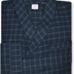 Brooks Brothers Mens Tartan Plaids Flannel Cotton Knee Length Robe with Belt, brooks ghost