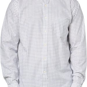 Brooks Brothers Mens Stretch Supima Cotton Non-Iron Herringbone English Collar Long Sleeve Dress Shirt stretch marks