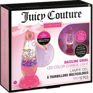Make It Real: Juicy Couture Dazzling Swirl LED Color Change Light - Light Colors, Water Spins, Fill-Decorate-Enjoy, Room Décor, Girls & Kids Age 8+-0