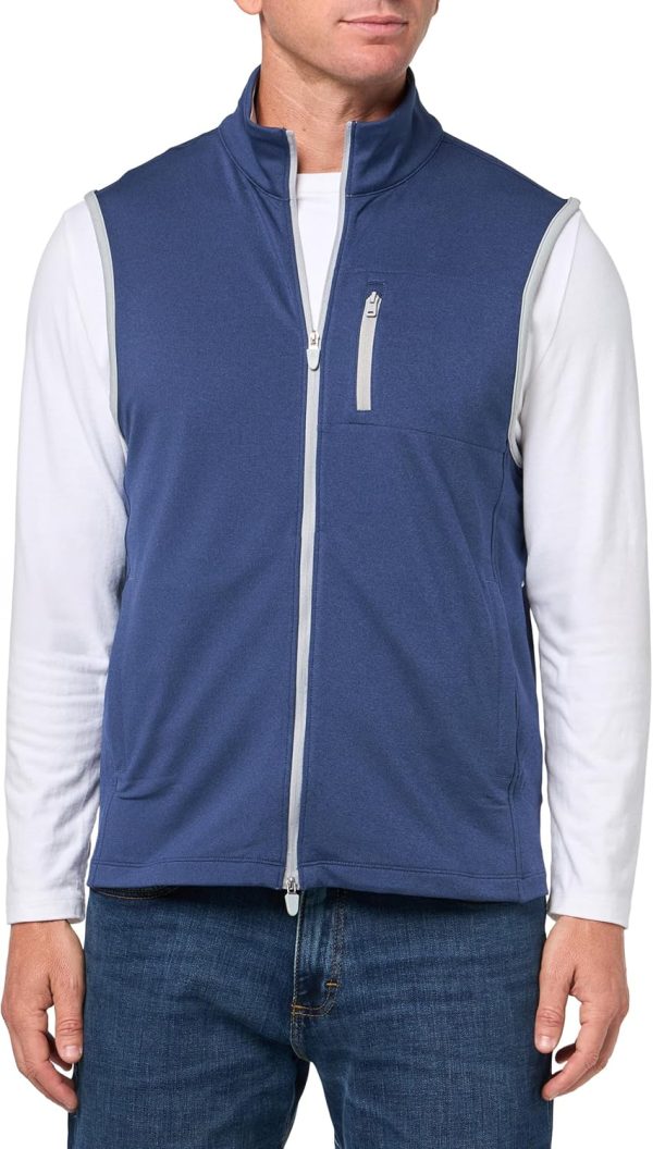 Brooks Brothers mens Knt Perf Full Zip Vest brooks nader