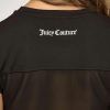 Juicy Couture Women's Mesh Back Short Sleeve Athletic Shirts – Workout Tops for Fitness, Gym, Yoga & Activewear (Plus)-2