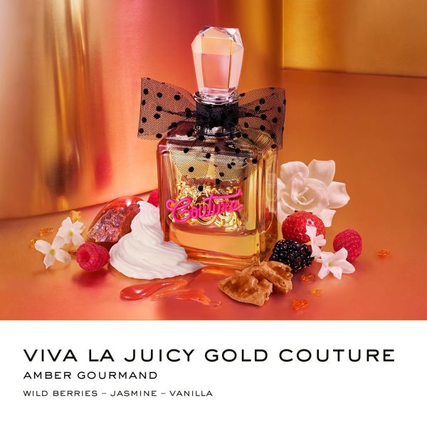 Juicy Couture Viva La Juicy Eau De Parfum Spray, Women's Perfume with Notes of Mandarin, Gardenia & Caramel, Floral & Sweet, Gift for Her-3