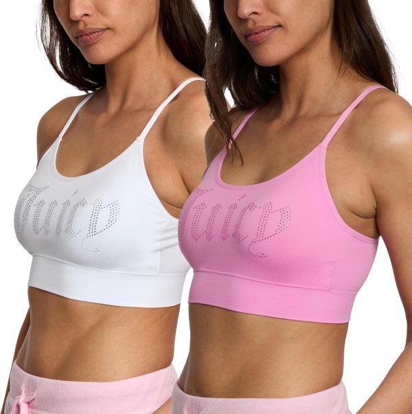 Juicy Couture Women's Multipack Seamless Comfort Lounge Wirefree Bralettes sora2